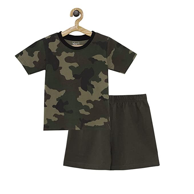 Baby's Pride Cotton Kids Half Sleeve T-Shirt And Shorts - Clothing sets for Boys and Girls