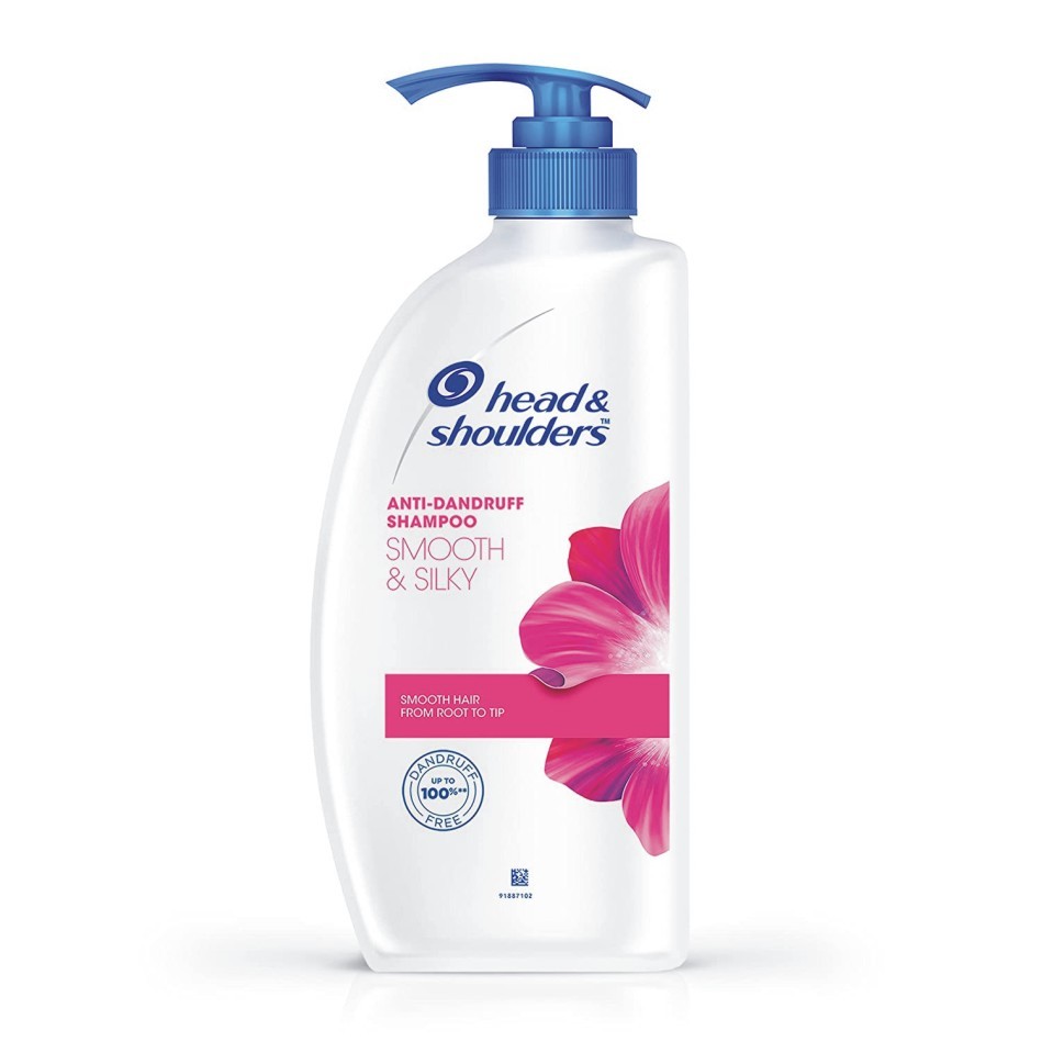 HEAD & SHOULDERS Smooth and Silky, Anti Dandruff Shampoo  (1 L)
