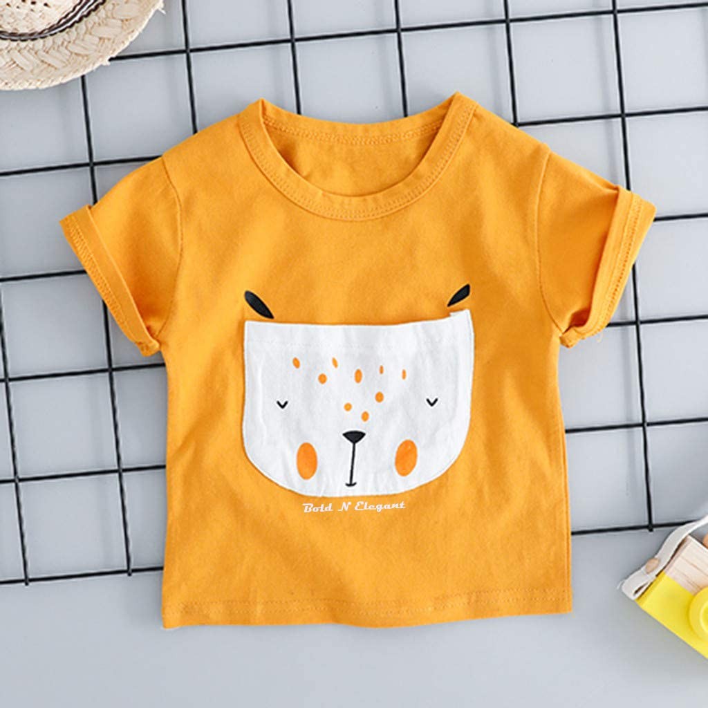 Bold N Elegant - Be Bold Inside & Elegant Outside Baby Girl's T-Shirt Knee Length Dress