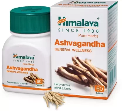 HIMALAYA Ashvagandha - General Wellness Tablets, 60 Tablets  (1 Items in the set)