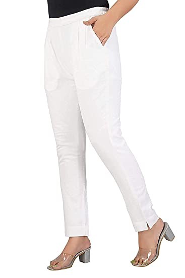 POSA Women Cotton Regular Fit Casual Wear Trouser