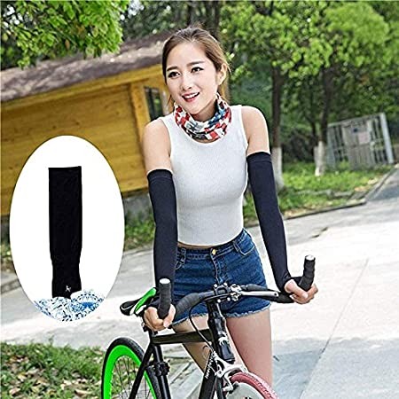 Shraddha sales Hand Gloves, Skinny fit Unisex Cotton UV Protection Arm Sleeves