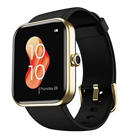 boAt Xtend Smartwatch with Alexa Built-in, 1.69” HD Display, Multiple Watch Faces, Stress Monitor, Heart & SpO2 Monitoring, 14 Sports Modes, Sleep Monitor & 5 ATM Water Resistance(Pitch Black)