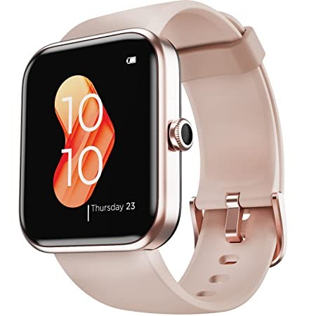 boAt Xtend Smart Watch with Alexa Built-in, 1.69” HD Display, Multiple Watch Faces, Stress Monitor, HR & SpO2 Monitoring, 14 Sports Modes, Sleep Monitor & 5 ATM(Sandy Cream)